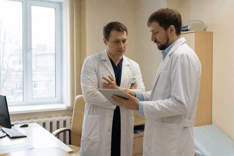 Рабочее обсуждение врачей клиники «Наркология Москвы» по адресу: 142400, Московская обл, г Ногинск, ул Советская, д 58