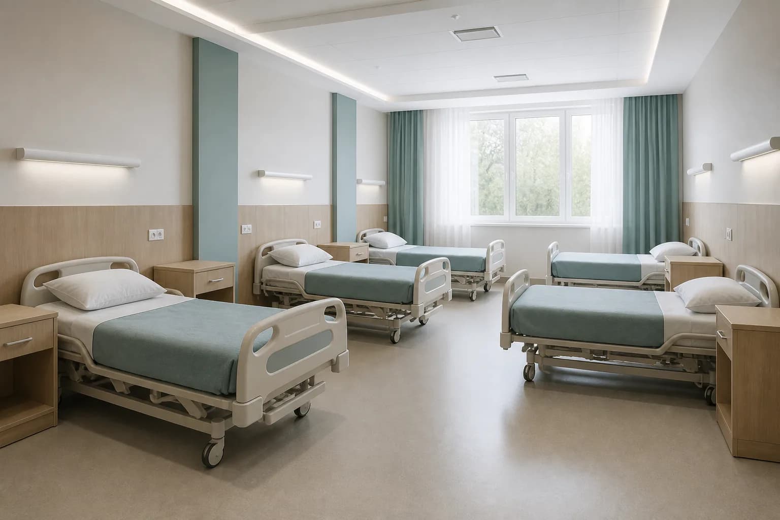 Концепция общей палаты на шесть мест